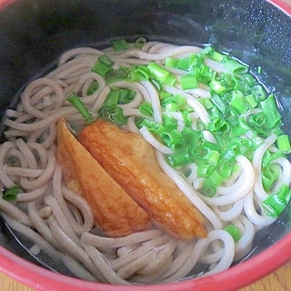 昆布茶で簡単蕎麦